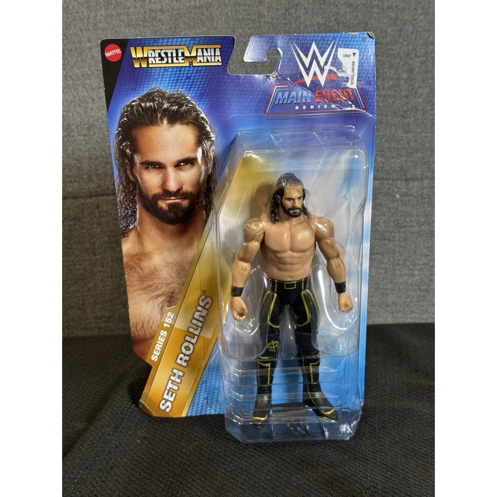 Seth Rollins WWE WrestleMania Main Event Series 152 Action Figure In Stock‎